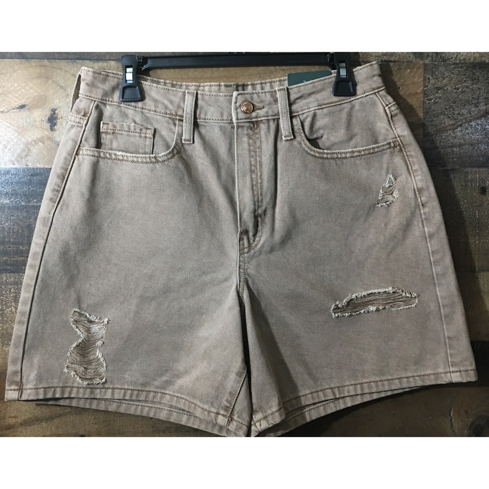 NWT Wild Fable Distressed High Rise Denim Shorts Women 8/29 Festival Boho Cotton